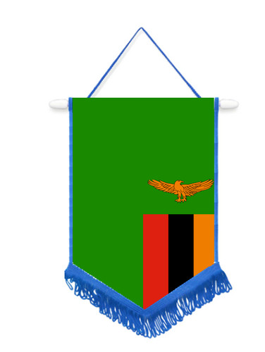 Zambia car wall pennant - wall, with