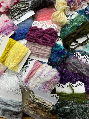 Assorted fancy yarn bundle - yarn, 8m
