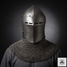 Spoleto Bascinet Knight Helmet