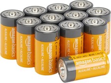 Amazon Basics 12-Pack C Cell All-Purpose Alkaline Batteries 1.5 Volt 5-Year Sh