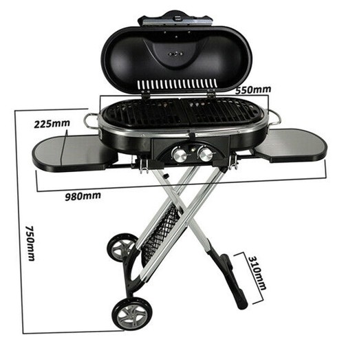 Portable gas bbq burners - bbq,