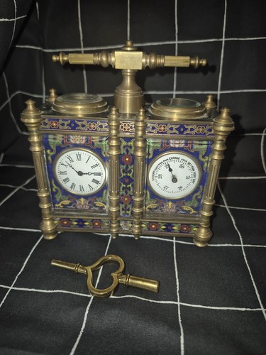 Vintage cloisonne enamel - vintage, clock