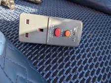 UK Plug Inline RCD Safety Adaptor with Test & Reset Buttons – Portable Power 