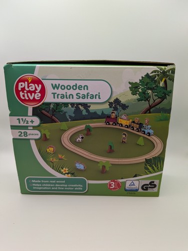 Wooden safari train - safari,