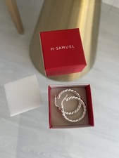 Samuel sterling silver twist - h.samuel,