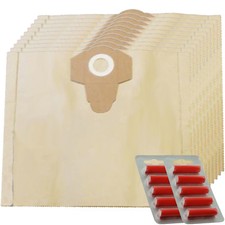 10 x Dust Bags for STIHL Vacuum Cleaner Canister 30L 30 Litre SE122 + Fresheners