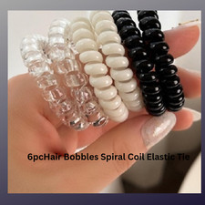 Hair Bobbles Spiral Coil