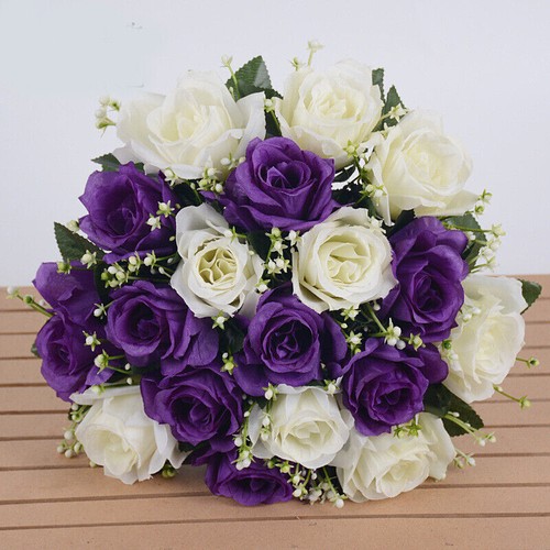 Large silk rose peony - rose,