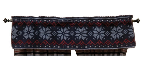 Valance curtain cabin rustic - valance,
