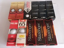 JOB LOT OF 33 NEW GOLF BALLS DUNLOP SPALDING PINNACLE SLAZENGER FREE UK P+P LOOK