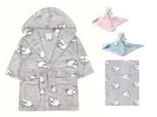 Baby Dressing Gown Lamb Print