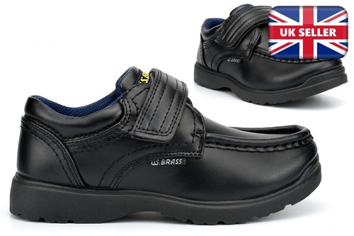 Brass boys school shoes - us,