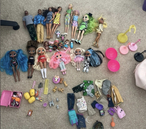 Bundle dolls and - bundle, of