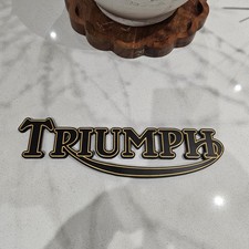 Triumph Inspired Sign - Black