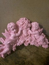 Angel cherub wall Pink