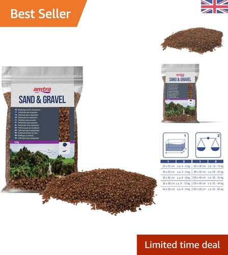 Natural brown quartz sand - brown,