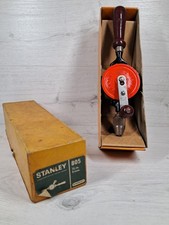 Vintage Stanley 805 5/16" Hand Drill - Made in Sheffield England - Working - Box