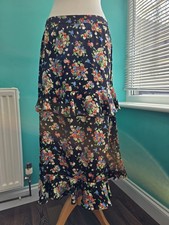 Boden Floral Tiered Satin