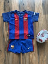 Baby Kids Barcelona football (home) shirt shorts cola 2016/17  12 18 months 