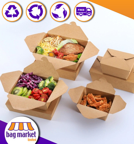 Kraft takeaway food meal boxes - takeaway,