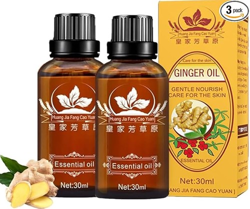 Ginger massage oil 30ml - oil, 2×30ml
