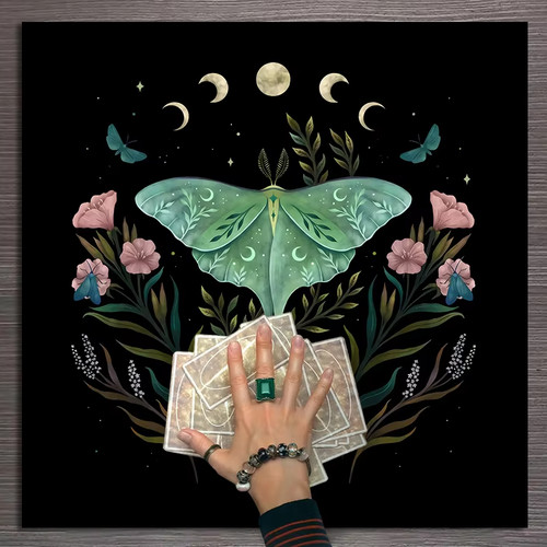 Pagan wiccan green luna moon - wiccan,