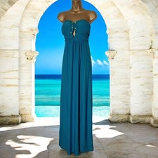 NEW Teal long dress size 12