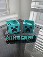 2 x Minecraft Creeper Nintendo