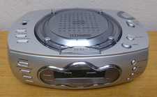 Technika CDCR-108 CD Clock Radio Alarm Silver  Read Description