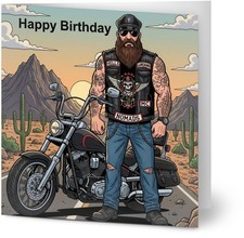 Hells angel biker greetings - angel,