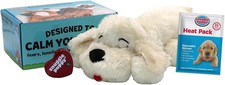 Original Snuggle Puppy Heartbeat Stuffed Dog Toy. Puppy Toy for Anxiety Relief,