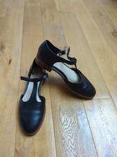 CLARKS TAYLOR PALM WOMENS Black FLAT CASUAL SHOES SANDALS UK SIZE 6.5