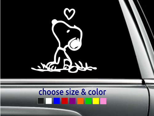 Snoopy love heart from peanuts - love,