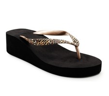 Womens Wedge Flip Flops Ladies