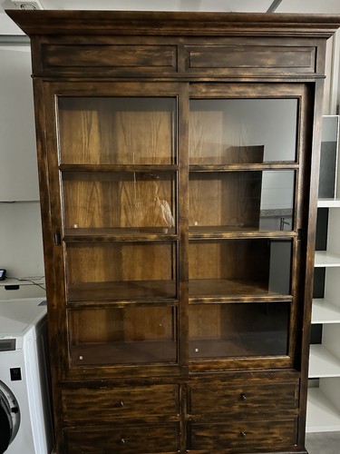 Freestanding dark wood brown - freestanding,