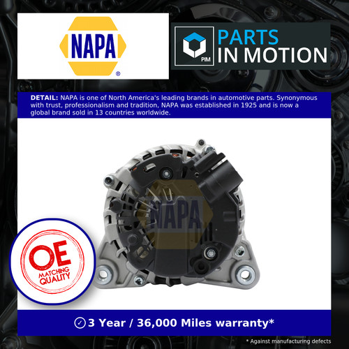 Alternator nal2597 napa - alternator,
