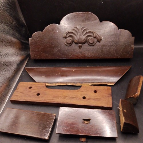 Wooden clock parts - parts, spares
