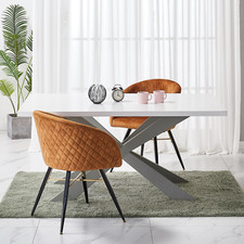 Pack of 2 Velvet Dining Chairs