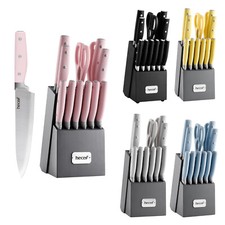 Hecef® 14 Pcs Knife Set with