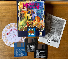 The Secret of Monkey Island,  LucasArts PC 3.5" Floppy Big Box Game 1993