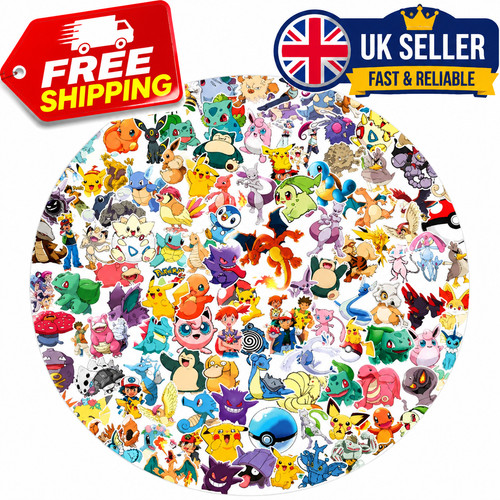 Pokemon stickers pack lot - 50,