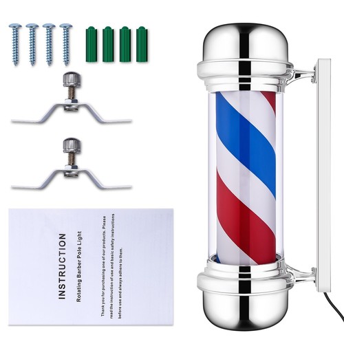 Led outdoor barber - outdoor, pole