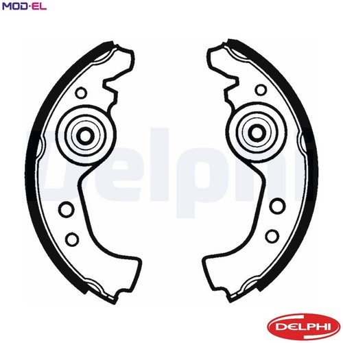 Brake shoe set - brake, for