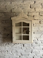 Painted French Wall Cupboard 