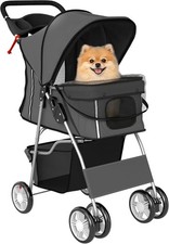 PawHut Dog Pram, Foldable Pet