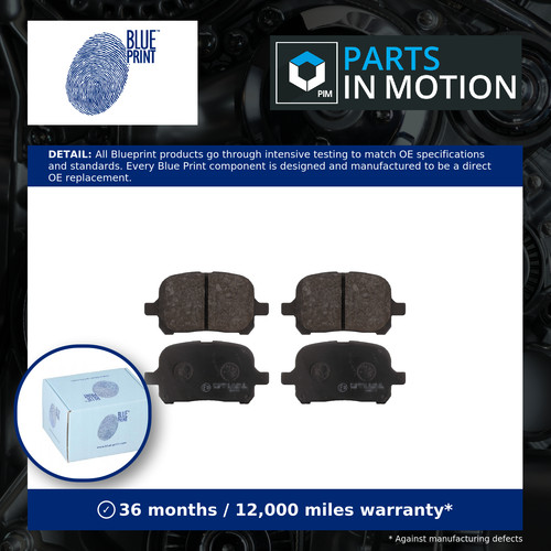 Brake pads set fits - brake,