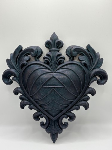 Baroque gothic heart wall - baroque,