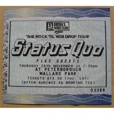 STATUS QUO PETERBOROUGH