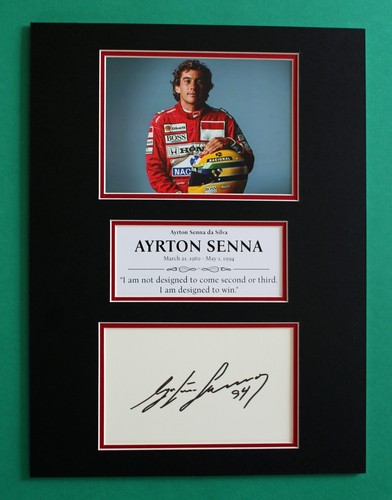Ayrton senna autograph - ayrton,