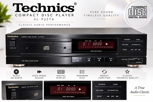 Technics pj27a compact disc - technics,
